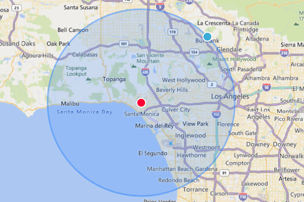 El Segundo Service Area Map